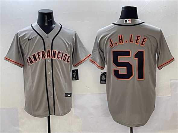 Men's San Francisco Giants #51 Jung Hoo Lee Gray Cool Base Stitched Jersey,We sell and wholesale Men's San Francisco Giants #51 Jung Hoo Lee Gray Cool Base Stitched Jersey on line form chian!